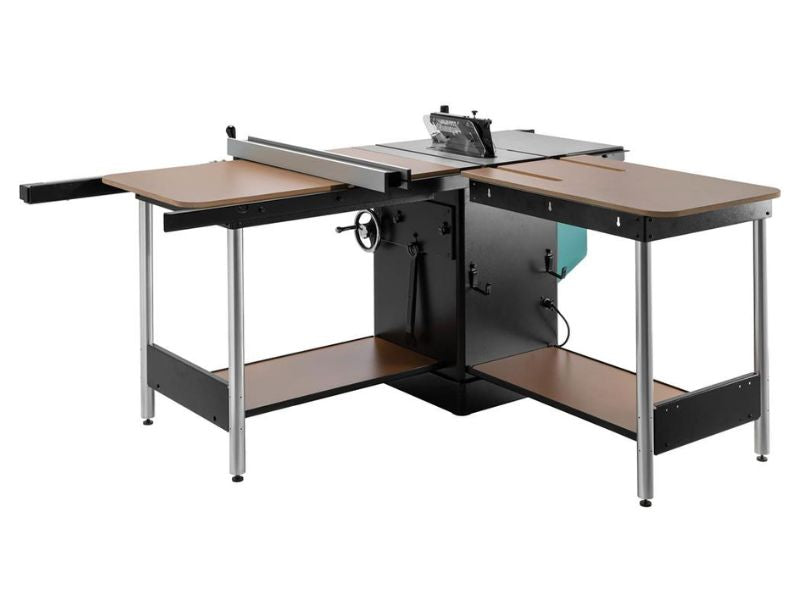 Sierra de mesa de gabinete tipo escuadradora de servicio pesado de 10" y 3 HP 220V Grizzly G0651