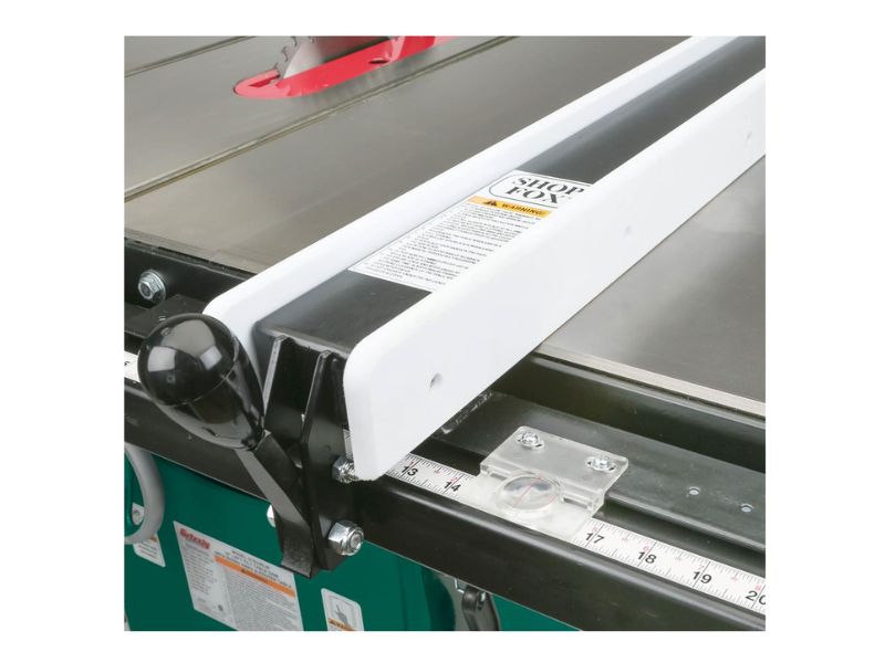 Sierra de mesa de gabinete de 10", 5 HP, 240 V, con rieles de 7' Grizzly G1023RLX5