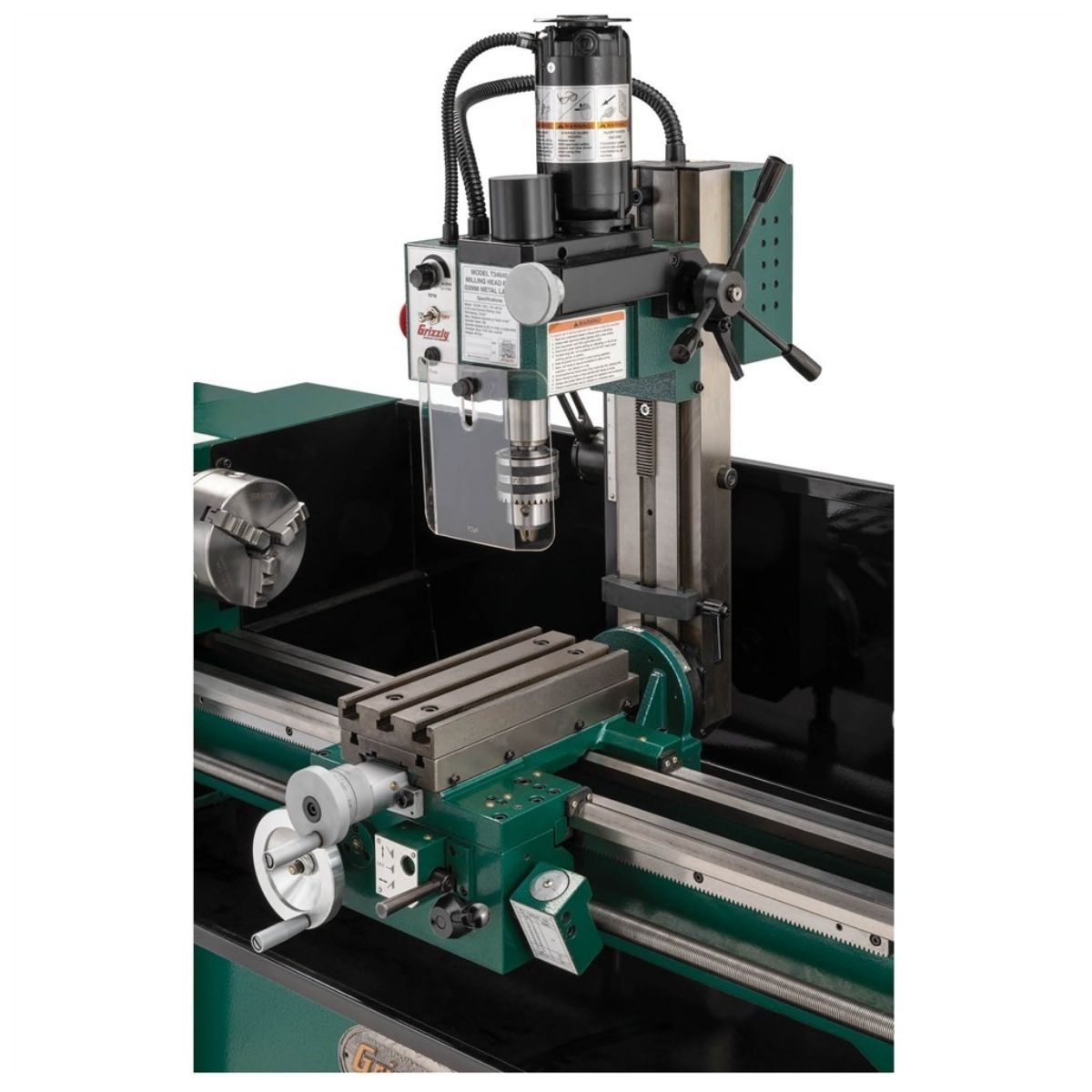 Torno fresadora de velocidad variable de 10" x 30" Grizzly
