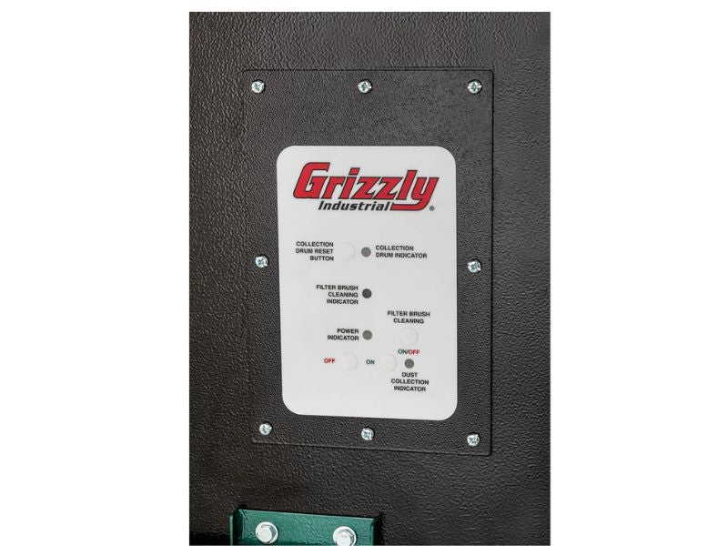 Colector de polvo ciclonico silencioso de 2 etapas 2 hp Growl-Tech Grizzly G0976