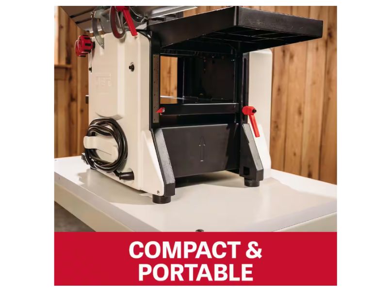 Canteadora cepilladora de 8" de 15 amperios y 2 cuchillas rectas Jet  707400