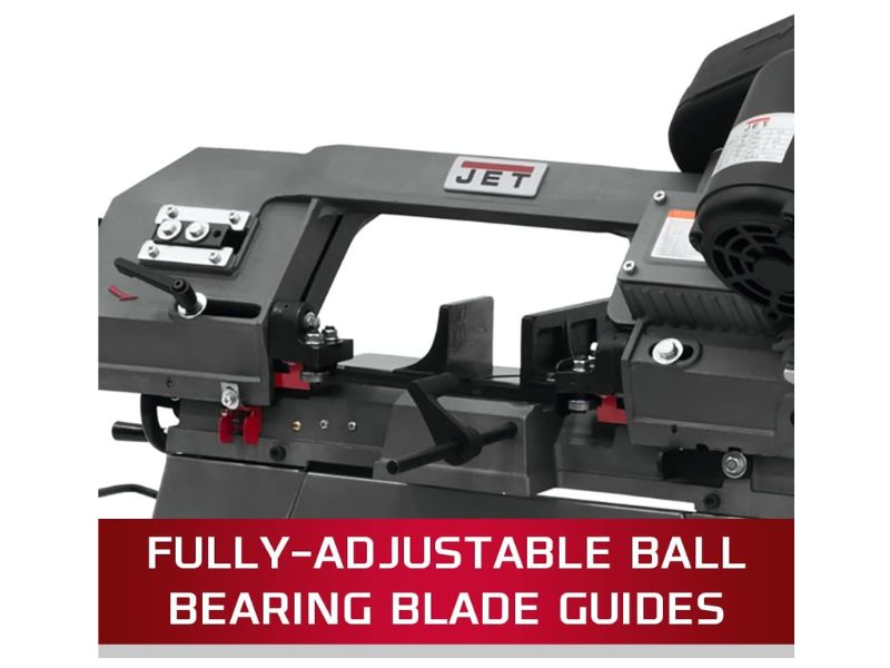 Sierra de cinta horizontal/vertical de 5" x 6" y 1/2 HP 115V/230V JET HVBS-56