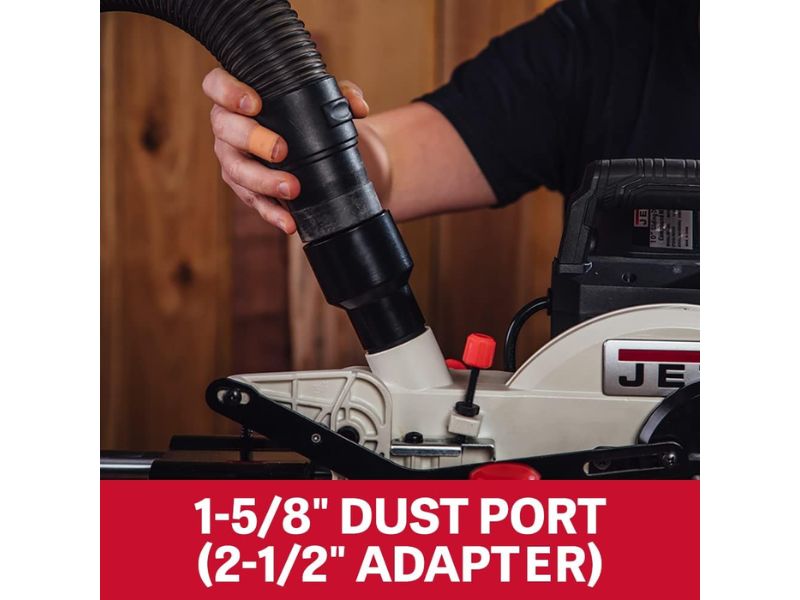 Sierra de inglete de doble bisel deslizante de 12" y guia laser Jet JT9-707212