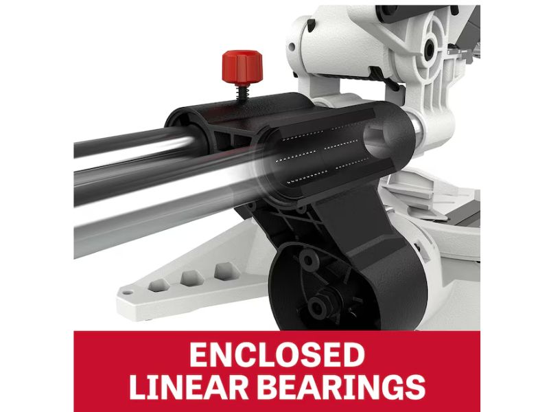 Sierra de inglete de doble bisel deslizante de 12" y guia laser Jet JT9-707212