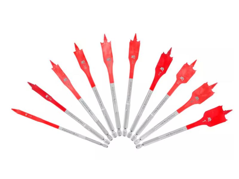 Juego de brocas de pala de acero de alta velocidad SPEEDemon 10 pzs Diablo