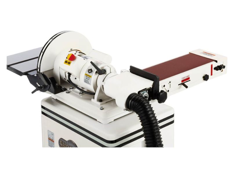 Lijadora combinada de banda y disco de 6" x 48" y disco de 12" Shop Fox W1712