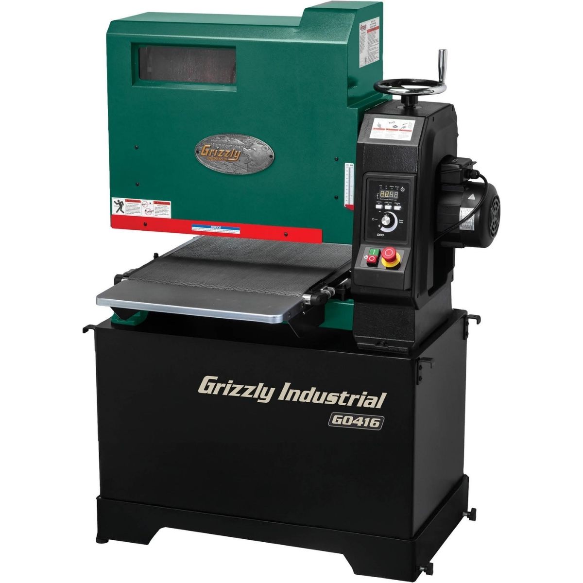 Lijadora de banda ancha de extremo abierto de 20" y 3 HP Grizzly G0416