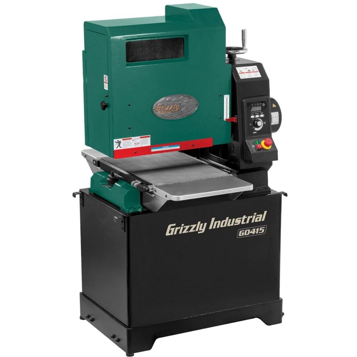 Lijadora de banda ancha de extremo abierto de 15" y 1-3/4 HP Grizzly G0415