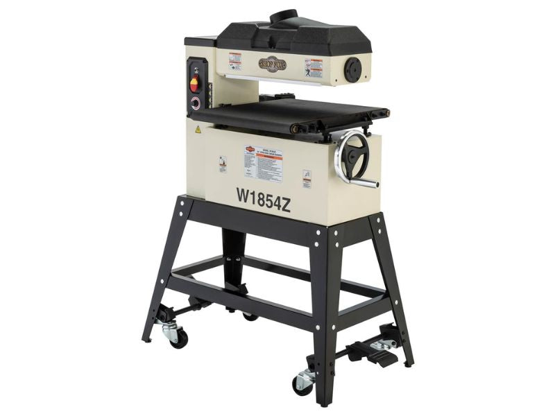 Lijadora de tambor de extremo abierto de 18" y 2 hp velocidad variable Shop Fox W1854Z