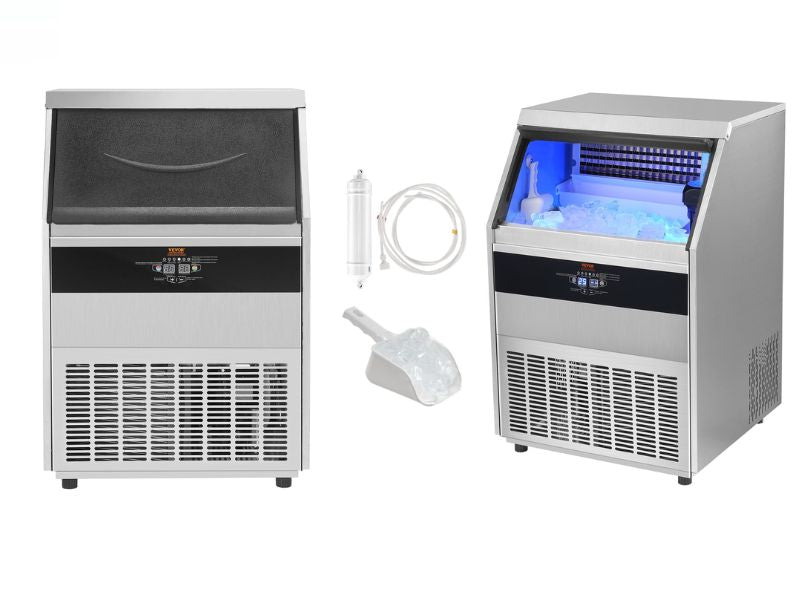 Máquina de hielo comercial de 200 kg/día - 450 lbs/24 hrs Vevor SSX440