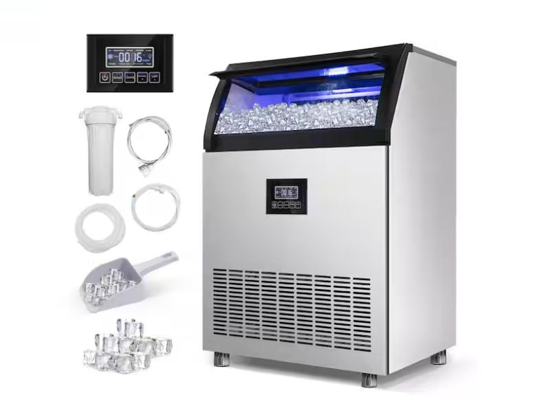 Maquina de hielo comercial de 300 lbs/dia Tittla