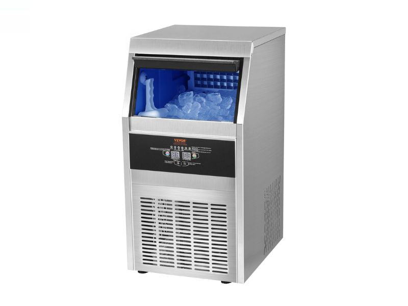 Máquina de hielo comercial de 60 kg/día - 120-130 lbs/24 hrs Vevor