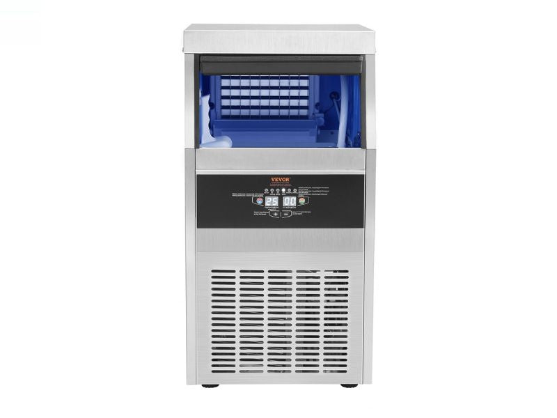 Máquina de hielo comercial de 60 kg/día - 120-130 lbs/24 hrs Vevor