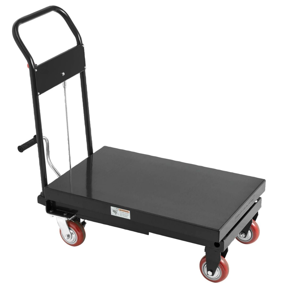 Carro con mesa elevadora hidraulica de capacidad de carga de 1100 lbs/ 500 kgs grizzly T33380