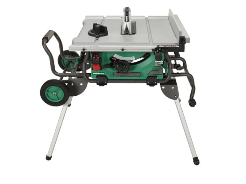 Sierra de mesa tipo contratista de 10" y 15 Amp con soporte plegable Metabo C10RJ