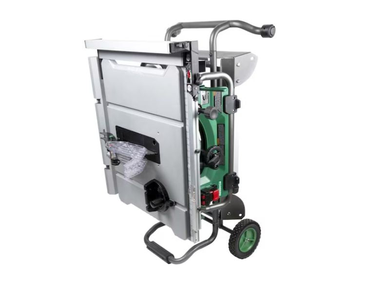 Sierra de mesa tipo contratista de 10" y 15 Amp con soporte plegable Metabo C10RJ