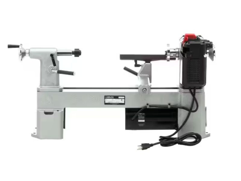 Torno de banco para madera de 12 1/2" y 1 HP de velocidad variable Delta 46-460