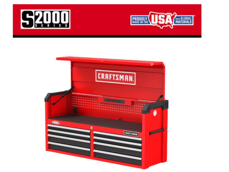 Gabinete de metal para organizar herramientas de 51.5" de ancho x 24.7" de alto Craftsman CMST98272RB