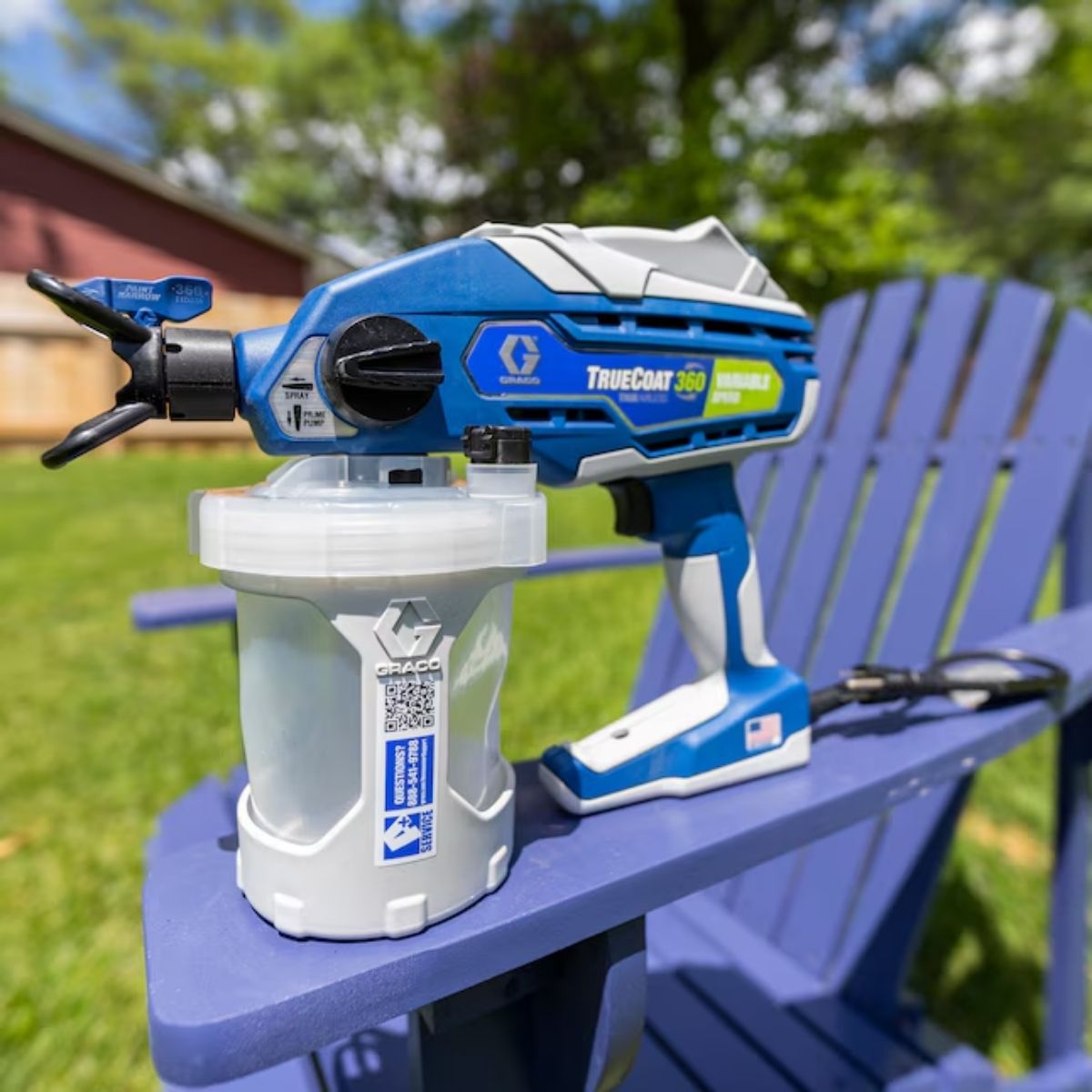 Pulverizador de pintura portátil 360 de velocidad variable airless Graco TrueCoat 26D283
