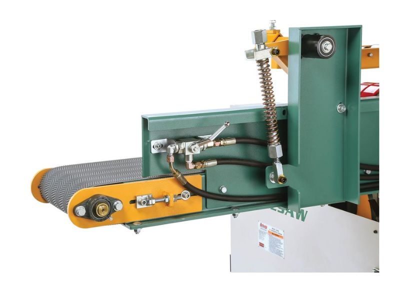 Sierra de cinta horizontal para reaserrar madera de 12" y 20 hp Grizzly G0503