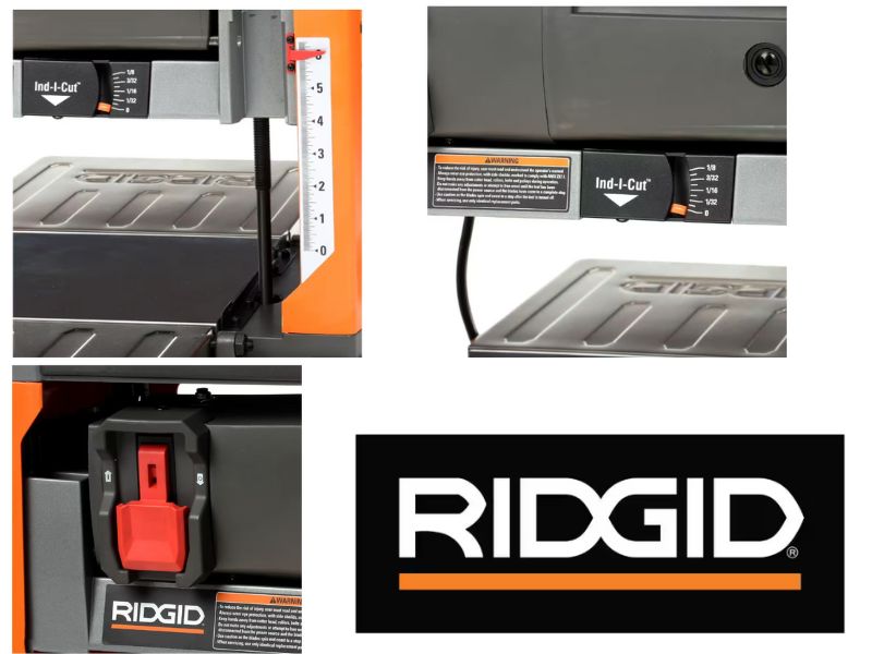 Cepilladora de banco de 13" y 15 amp Ridgid R4331