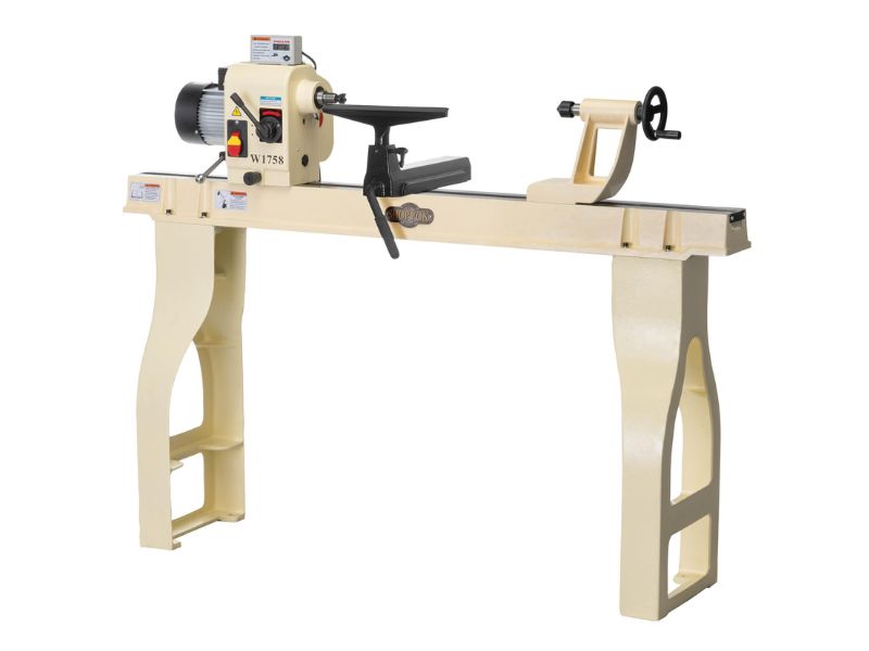 Torno para madera de 2 HP y 16" x 46" de velocidad variable Shop Fox W1758