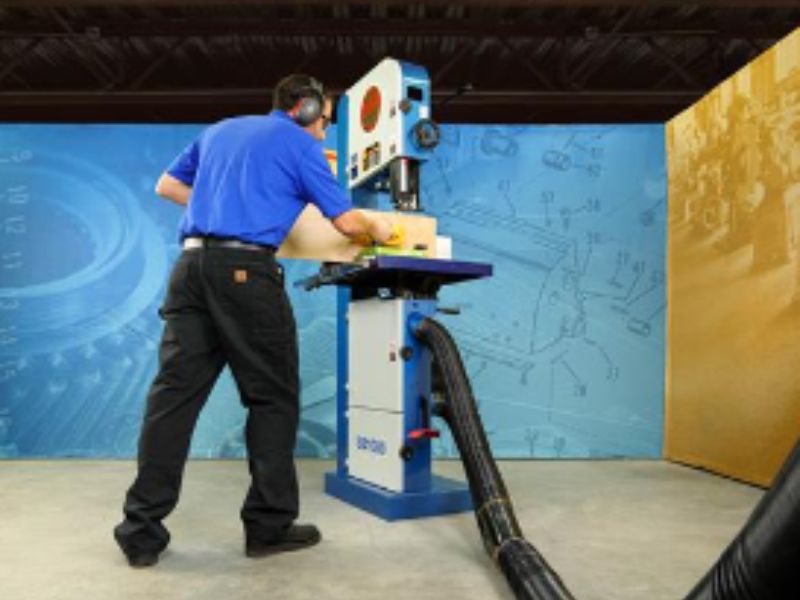 Sierra de cinta de reaserrado de servicio pesado para madera de 16" y 3 HP South Bend SB1080