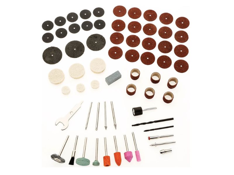 Sierra caladora de 18" con velocidad variable, luz LED y kit de herramientas rotativas Shop Fox W1870