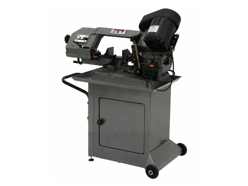 Sierra de cinta horizontal para metal de 5" x 6" y 1/2 HP JET HBS-56S