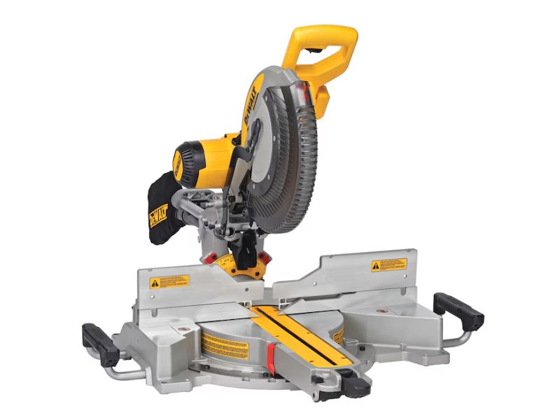 Sierra ingletadora deslizante de doble bisel de 12" tecnologia XPS DeWalt DWS780