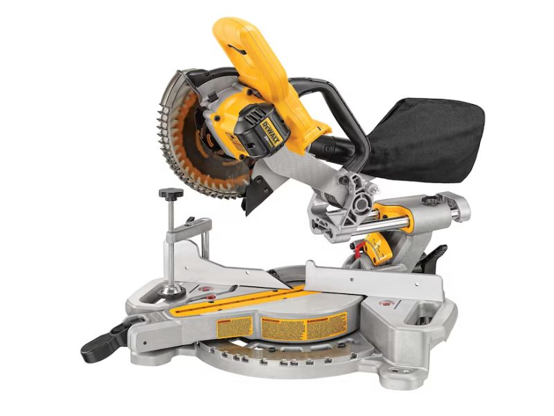 Sierra de inglete de 7-1/4" inhalambrica 20V un solo bisel dewalt DCS361B