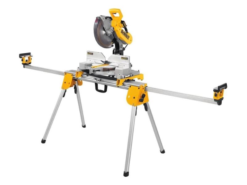 Sierra de inglete de 12" un bisel Dewalt DWS715 + Soporte Dewalt DWX724