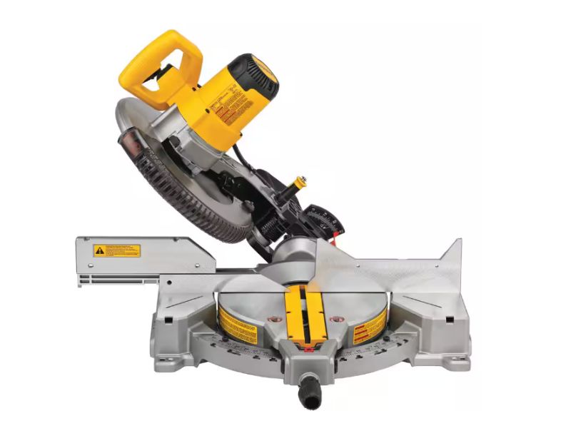 SIerra de inglete de 12 " un solo bisel y 15 amp dewalt DWS715