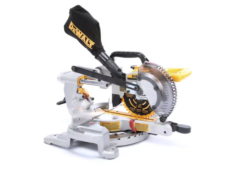 Sierra de inglete de 7-1/4" inhalambrica 20V un solo bisel dewalt DCS361B