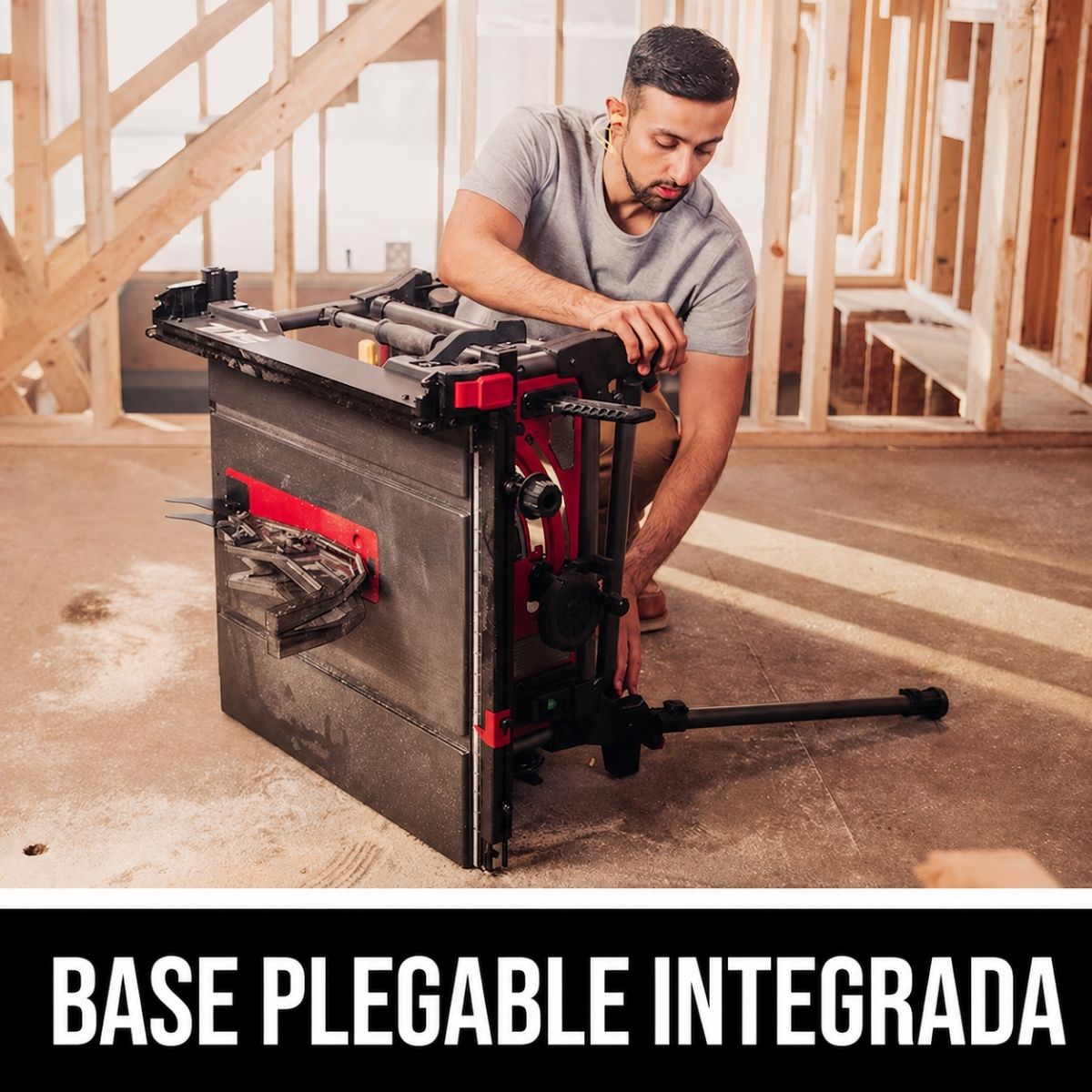Sierra de mesa portatil de 10" y 15 Amp con soporte plegable Skil TS6307-00