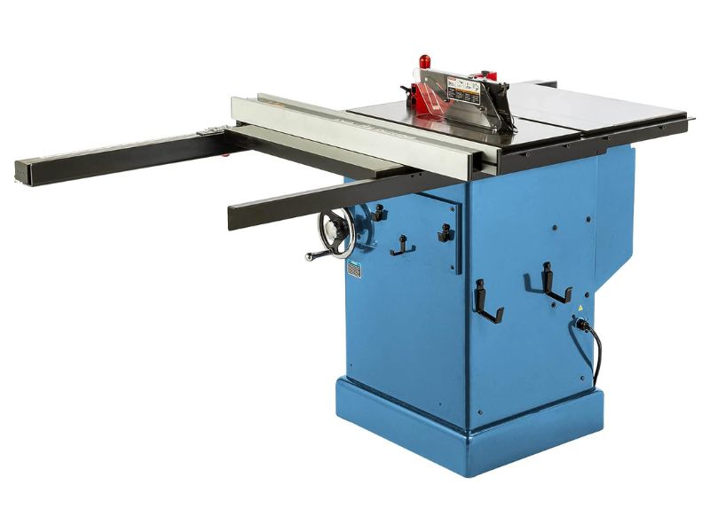 Sierra de mesa de gabinete de 10" y 3 HP 220V con lectura digital DRO South Bend SB1110