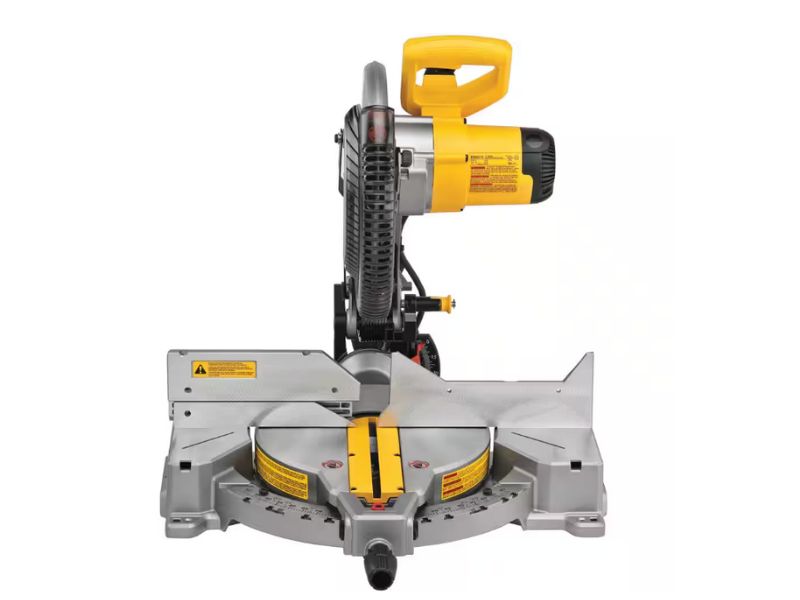 SIerra de inglete de 12 " un solo bisel y 15 amp dewalt DWS715