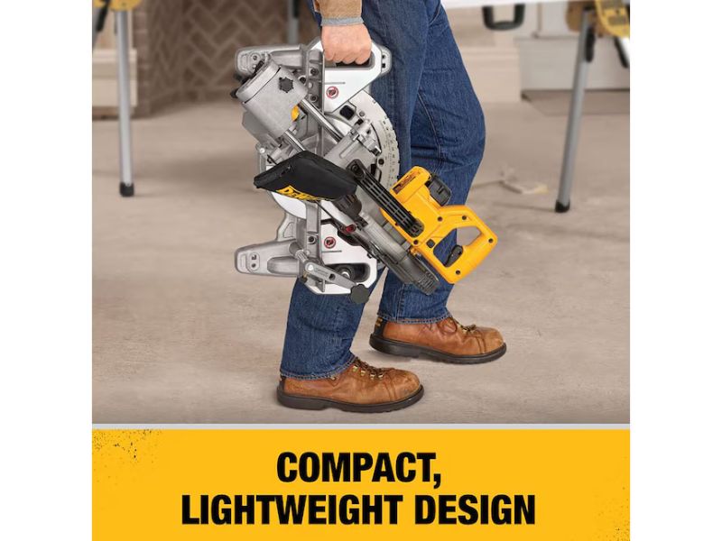 Sierra de inglete de 7-1/4" inhalambrica 20V un solo bisel dewalt DCS361B