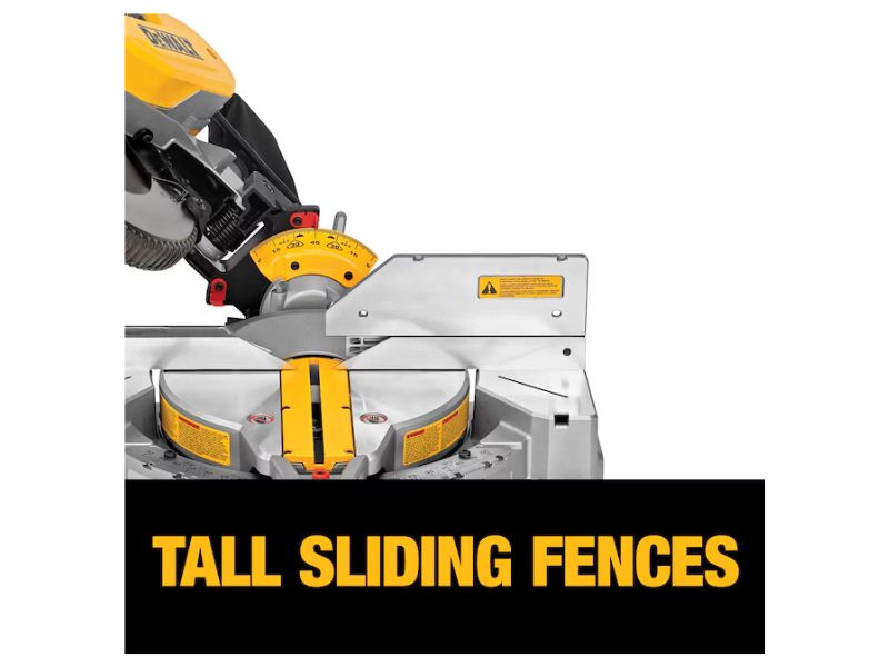 Sierra de inglete de doble bisel de 12" y 15 Amp DeWalt DWS716