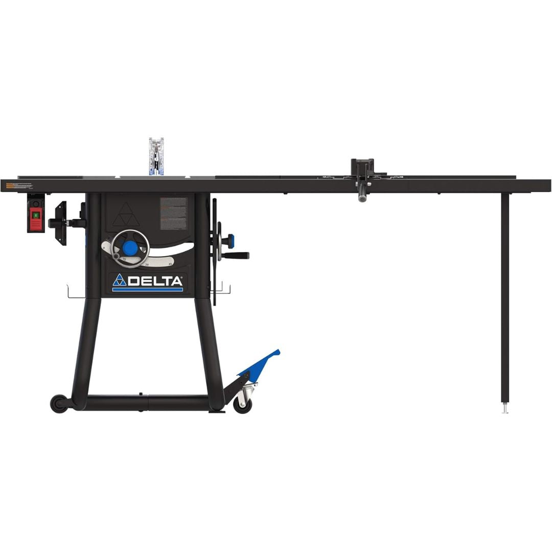 Sierra de mesa de 10" con capacidad de corte de 52" y alas de extensión de acero Delta 36-5052T2