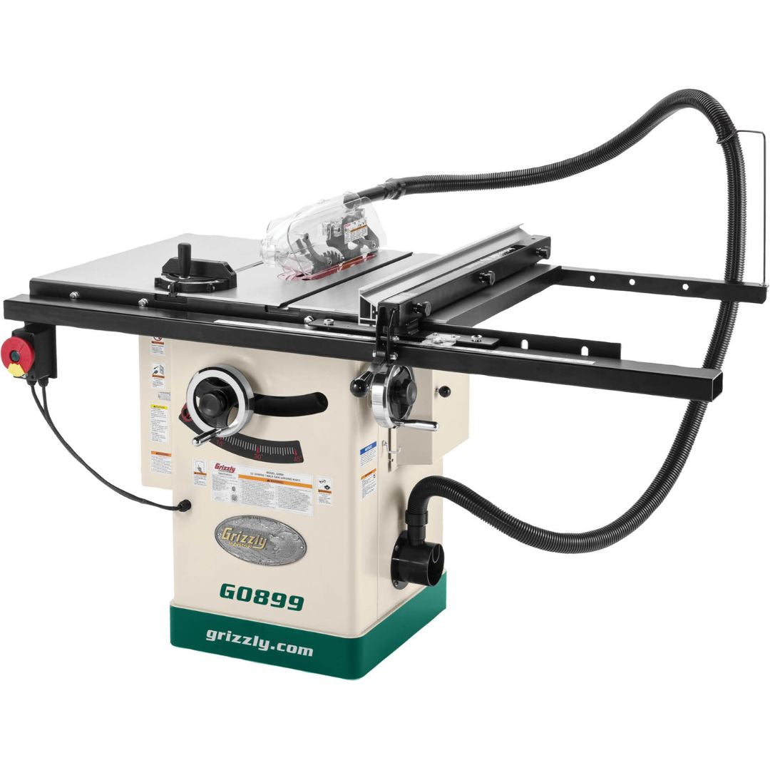 Sierra de mesa de gabinete de 10" y 2 HP 115V/230V Grizzly G0899