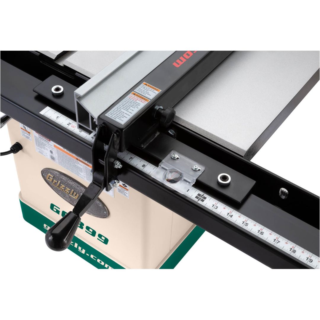 Sierra de mesa de gabinete de 10" y 2 HP 115V/230V Grizzly G0899