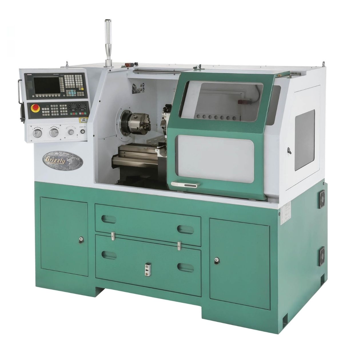 Torno CNC de 13" con cambiador automático de herramientas Grizzly G0884