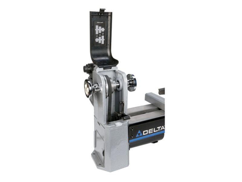 Torno de banco para madera de 12 1/2" y 1 HP de velocidad variable Delta 46-460