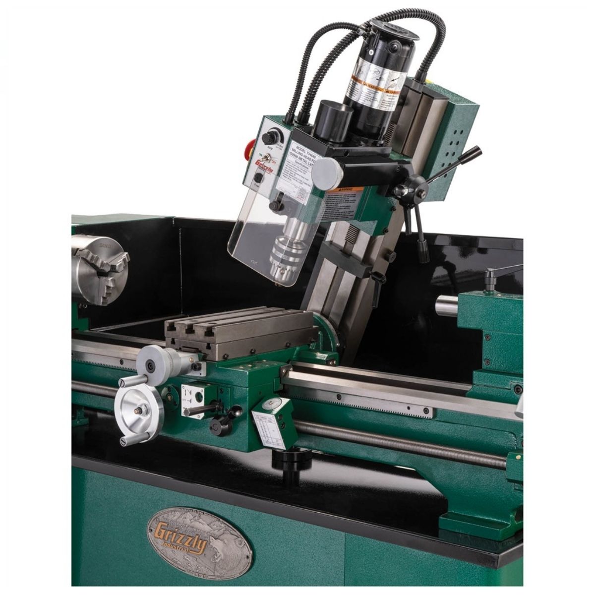Torno fresadora de velocidad variable de 10" x 30" Grizzly