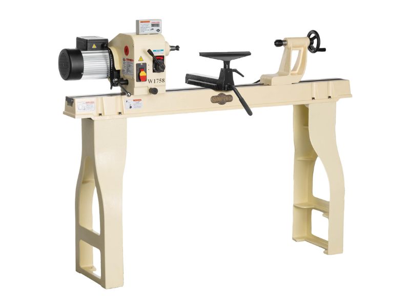 Torno para madera de 2 HP y 16" x 46" de velocidad variable Shop Fox W1758