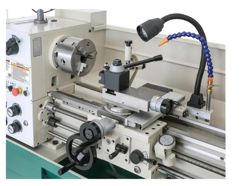 Torno para armería de metal de 14" x 40", 2-1/2 HP, con DRO Grizzly G0824