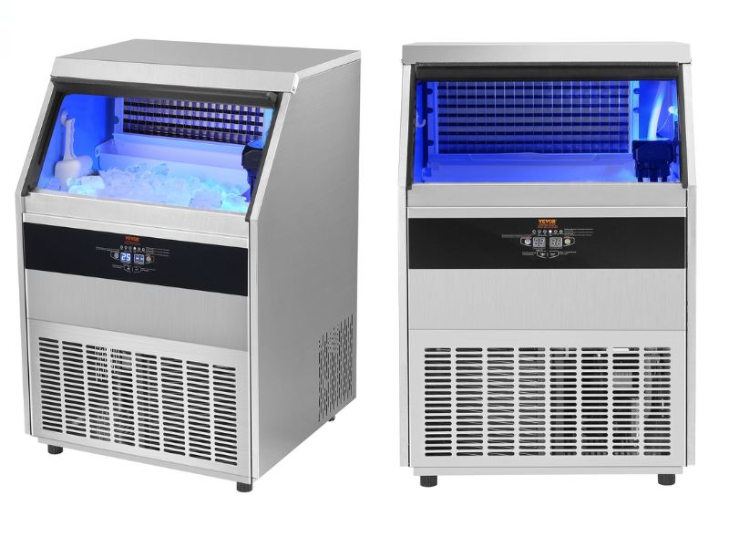 Máquina de hielo comercial de 200 kg/día - 450 lbs/24 hrs Vevor SSX440