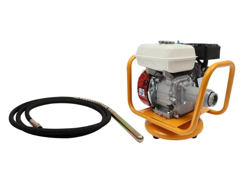 Vibrador de concreto a gasolina de 7.5 hp con manguera de 19.76 Ft Zerneil