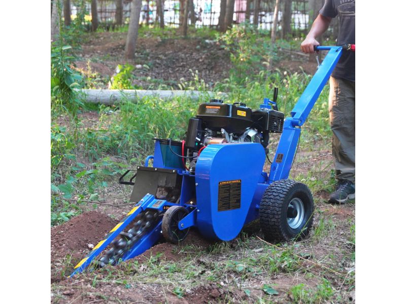 Zanjadora a gasolina de 24" con motor Ducar de 15 HP 420 CC Bilt Hard